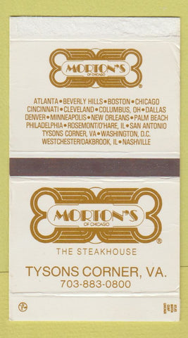 Matchbox - Morton's Steak Tysons Corner VA