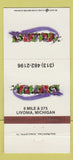 Matchbook Cover - Tremors! Livonia MI 30 Strike