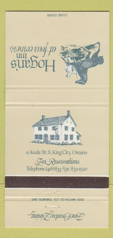 Matchbook Cover - Hogan's Inn King City ON 30 Strike