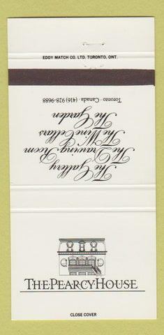 Matchbook Cover - Pearcy House Toronto ON 30 Strike