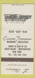Matchbook Cover - Le Chateau South Salem Westchester NY 30 Strike