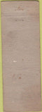 Matchbook Cover - Combs Lumber Zanesville OH WEAR