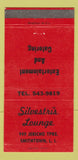 Matchbook Cover - Silvestri's Lounge Smithtown LI NY 30 Strike