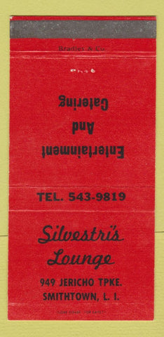 Matchbook Cover - Silvestri's Lounge Smithtown LI NY 30 Strike