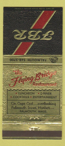 Matchbook Cover - Flying Bridge Restaurant Falmouth MA 30 Strike