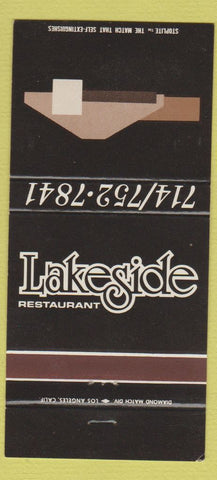 Matchbook Cover - Lakeside Restaurant Newport Beach CA 30 Strike