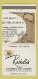 Matchbook Cover - Rochelle's Restaurant Longe Beach CA 30 Strike
