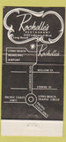 Matchbook Cover - Rochelle's Restaurant Longe Beach CA 30 Strike