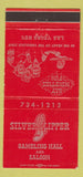 Matchbook Cover - Silver Slipper Saloon Casino Las Vegas NV 30 Strike