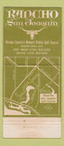 Matchbook Cover - Rancho San Joaquin Golf Course Newport Beach CA 30 Strike