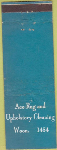 Matchbook Cover - Ace Rug Upholstery imprinted NO TOWN