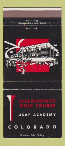 Matchbook Cover - Eisenhower Golf Course Colorado Springs Air Force 30 Strike
