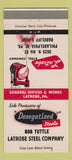 Matchbook Cover - Latrobe Steel Company Philadelphia PA 30 Strike