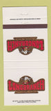 Matchbook Cover Longbranch Steak House Virgina Beach VA Burlington NC 30 Strike