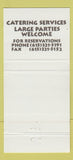 Matchbook Cover - Jamaica Nashville TN 30 Strike