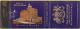 Matchbook Cover - The Shelburne Atlantic City NJ WEAR