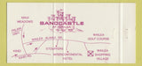 Matchbook Cover - Sandcastle Seafood Steaks Wailea Maui Hawaii 30 Strike