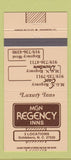 Matchbook Cover - MGN Regency Inns Goldsboro NC 30 Strike