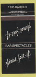 Matchbook Cover - Ainsi Soit if QC 30 Strike