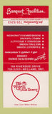 Matchbook Cover - The Rose Villa Tavern Welland ON 30 Strike