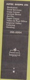 Matchbook Cover - San Diego State University CA Aztecs