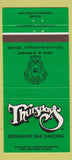 Matchbook Cover - Thursday's Restaurant Montreal QC 30 Strike