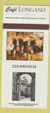 Matchbook Cover - Cafe Longano Philadelphia PA 30 Strike