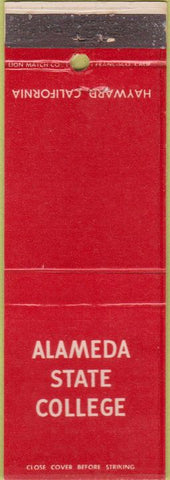 Matchbook Cover - Alameda State College Hayward CA