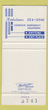 Matchbook Cover - DeJong's Funeral Home Keokuk IA 30 Strike