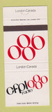 Matchbook Cover - CFPL Radio 980 London ON 30 Strike