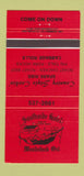 Matchbook Cover - Southside Hotel Woodstock ON 30 Strike