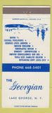 Matchbook Cover - The Georgian Lake George NY 30 Strike