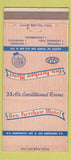 Matchbook Cover - Gen  Kershaw Motel Kershaw SC 30 Strike