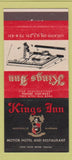 Matchbook Cover - Kings Inn Huntsville AL 30 Strike