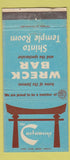 Matchbook Cover - The Castaways Wreck Bar Miami Beach FL WEAR 30 Strike