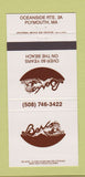 Matchbook Cover - Berts Plymouth MA 30 Strike