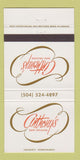 Matchbook Cover - Anthony's New Orleans LA 30 Strike