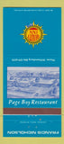 Matchbook Cover - Page Boy Restaurant Quality Inn Williamsburg VA 30 Strike