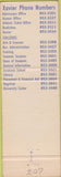 Matchbook Cover - Xavier University Cincinnati OH