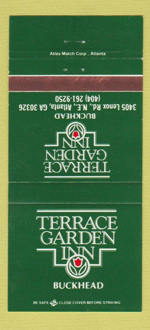 Matchbook Cover - Terrace Garden Inn Atlanta GA 30 Strike