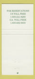Matchbook Cover - Terrace Garden Inn Atlanta GA 30 Strike