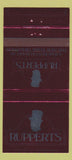 Matchbook Cover - Rupert's New York City Riverdale NJ 30 Strike