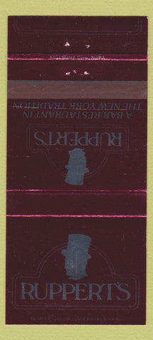 Matchbook Cover - Rupert's New York City Riverdale NJ 30 Strike