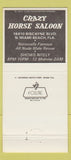 Matchbook Cover - Crazy Horse Saloon North Miami Beach FL 30 Strike