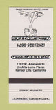 Matchbook Cover - Pizza Sports n Spirit Harbor City CA 30 Strike