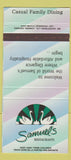 Matchbook Cover - Samuel's Restaurants  30 Strike