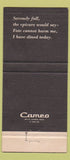 Matchbook Cover - Embers Restaurant Miami Beach FL 30 Strike