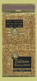 Matchbook Cover - Edison National Bank Fort Myers FL Thomas 30 Strike