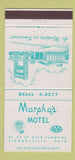 Matchbook Cover - Murphy's Motel Strongsville OH 30 Strike