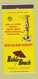 Matchbook Cover - Bahia Beach Ruskin FL girlie 30 Strike